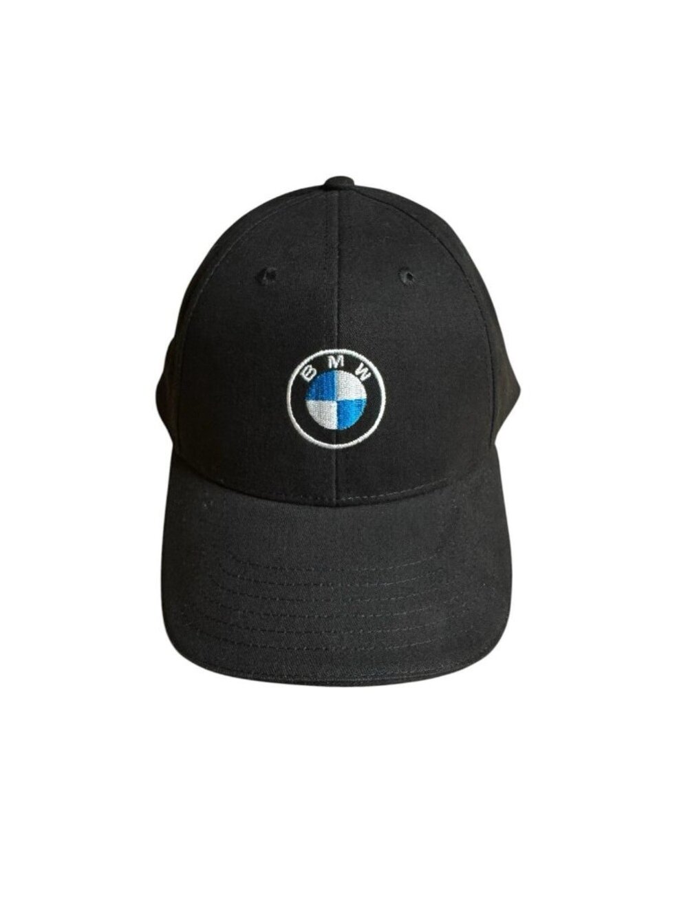 BMW Lifestyle Black Baseball Cap Adjustable Logo Hat OSFM
